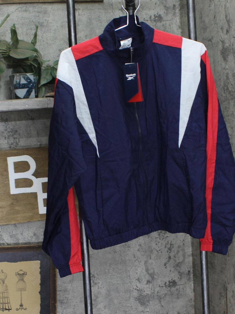 Reebok Navy Blue Pocket Nylon Track Jacket Iu0779 Vector Navy Blue S Sz S